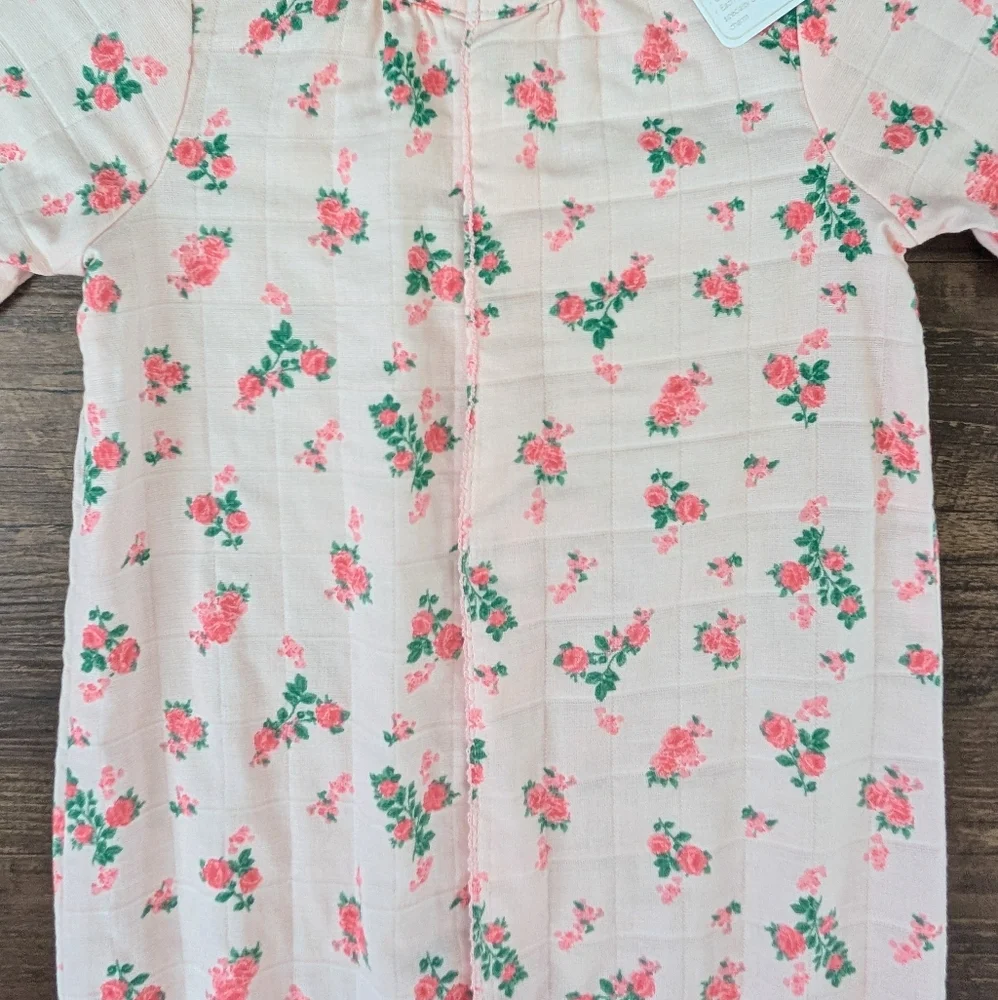 NWT Mud Pie Pink Floral Gown